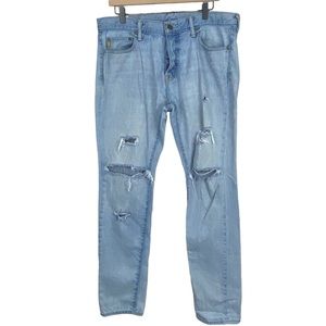Abercrombie & Fitch Jeans Mens 34x32‎ The A&F Skinny Blue Light Wash